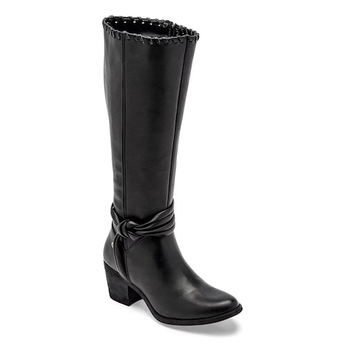 BOTA VAQUERA LARGA de Moramora Para Mujer Negro 110886 T7