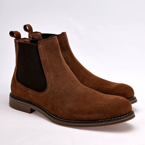 BOTIN GAMUZA de Christian gallery Para Hombre Amarillo 3254 T7