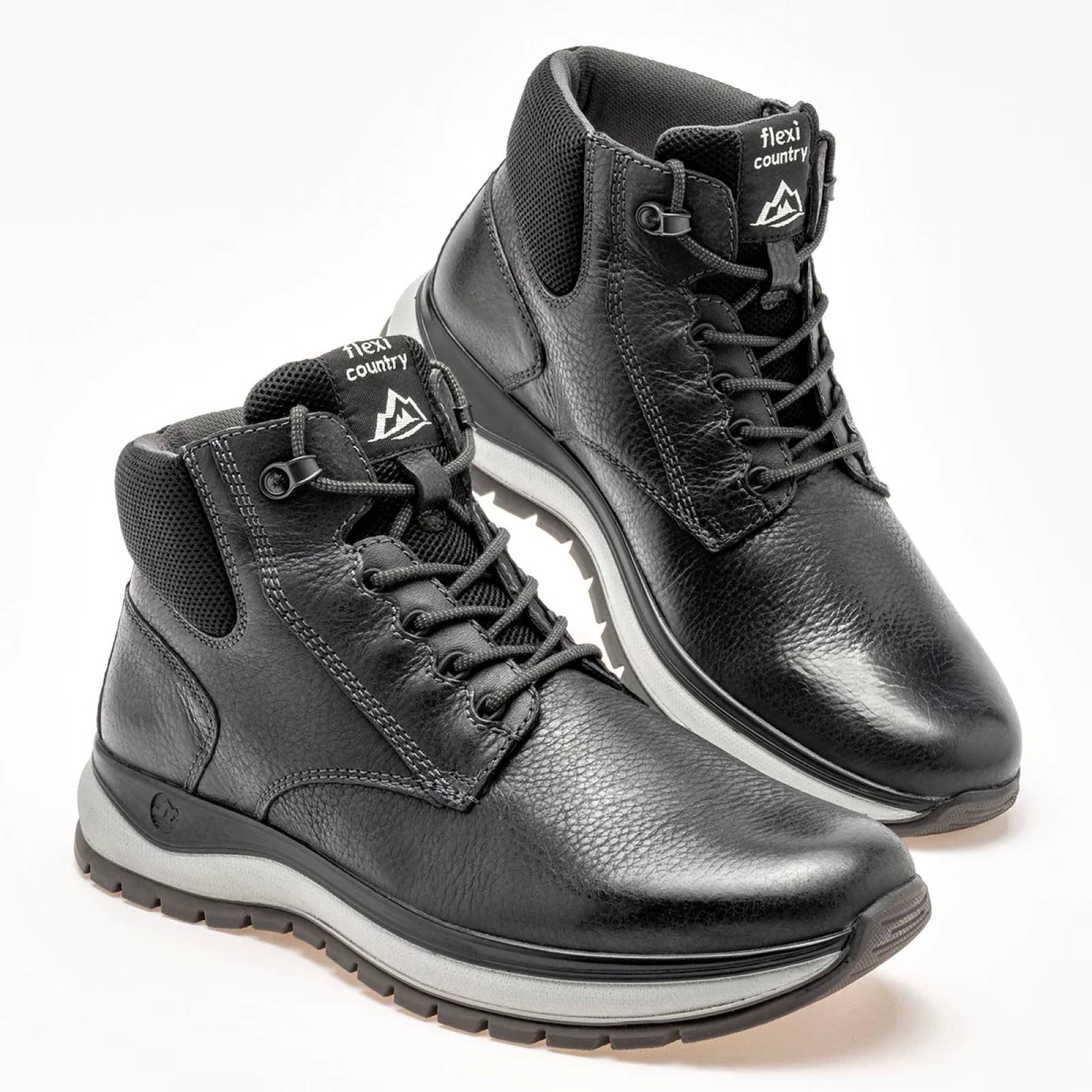 BOTA de Flexi Para Hombre Negro 401002 T7