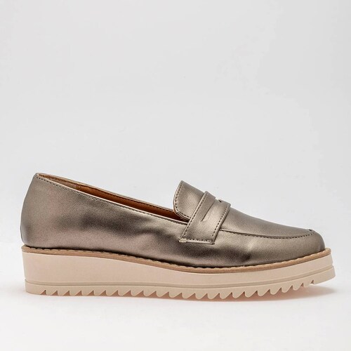 MOCASIN CASUAL de Been class Para Mujer Gris 17620 T7