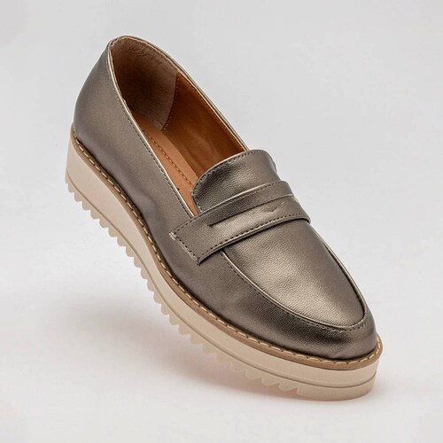 MOCASIN CASUAL de Been class Para Mujer Gris 17620 T7
