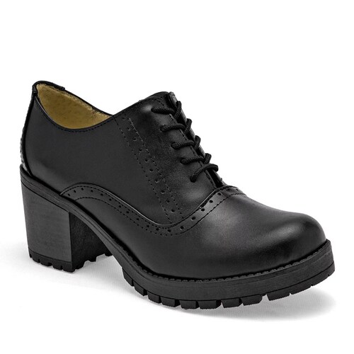 TACON CERRADO CON AGUJETA de Catalina Para Mujer Negro 6012 T7
