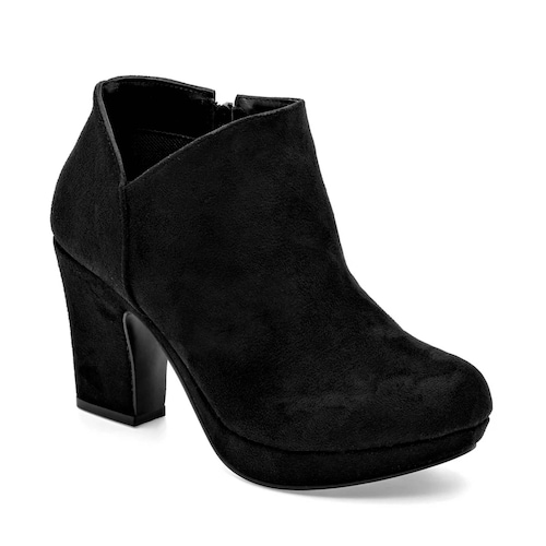 TACON CERRADO GAMUZA de Dcristian Para Mujer Negro 3006 T7