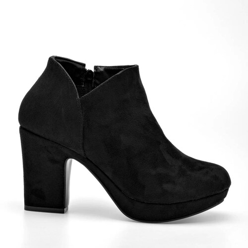 TACON CERRADO GAMUZA de Dcristian Para Mujer Negro 3006 T7