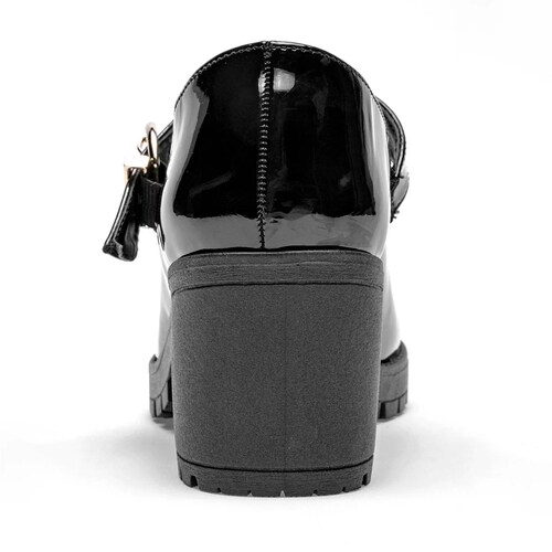 TACON CERRADO CON HEBILLA de Lady one Para Mujer Negro DZ578 T7