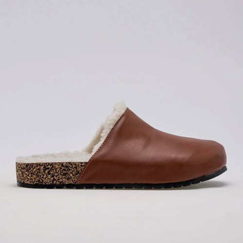 PANTUFLA SUECA de Via moda Para Mujer Cafe PEYTON T7