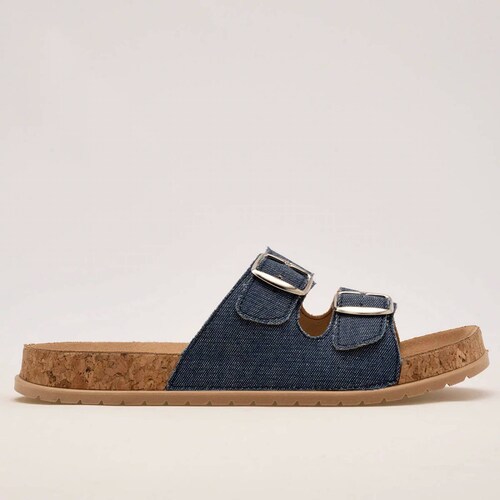 SANDALIA  de Via moda Para Mujer Azul MEZCLILLA T7