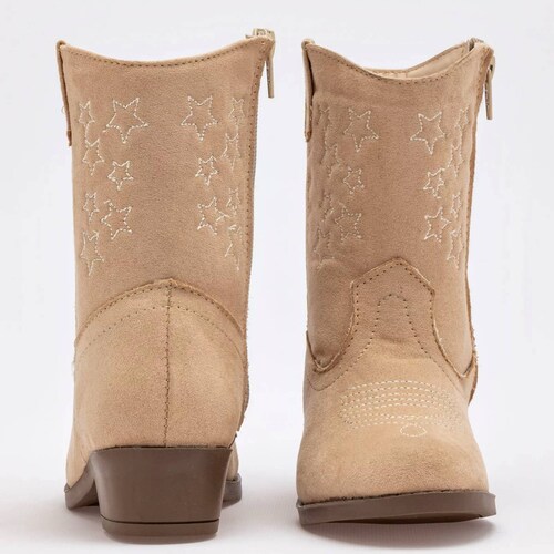 BOTA VAQUERA de Ninas fashion Para Niña Beige 918 T7