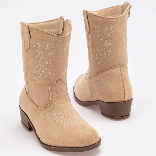 BOTA VAQUERA de Ninas fashion Para Niña Beige 918 T7