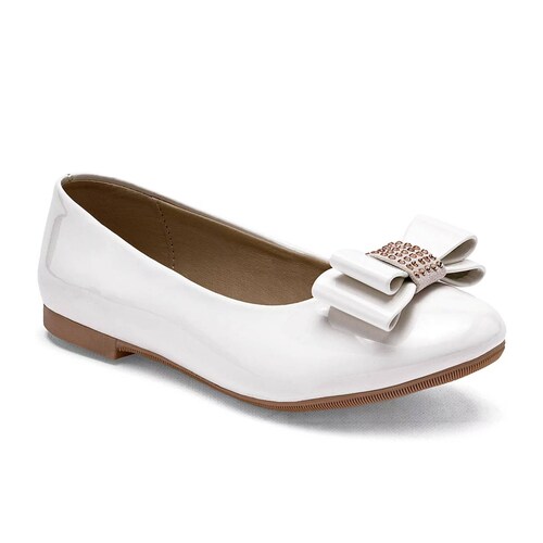 FLATS CON MOÑO de Been class Para Niña Blanco 17365 T7