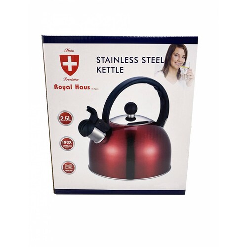Tetera Silbadora Acero Inoxidable 2.5 Lt Cocina Royal Haus