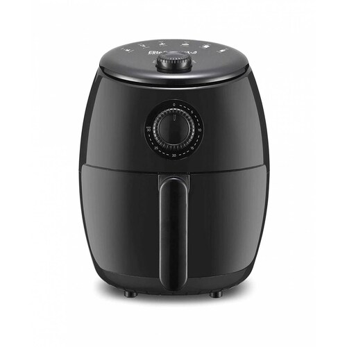 Freidora Eléctrica De Aire Elite Gourmet EAF-0201BG de 1.98 Litros Negro
