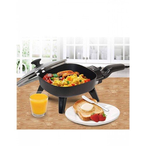 Mini Sartén Eléctrico Elite EFS-400 Negro Tecnología Cocina Fácil.