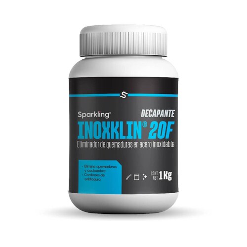 Sparkling Polvo eliminador de quemaduras y cochambre Inox Klin 20F 1 kg.