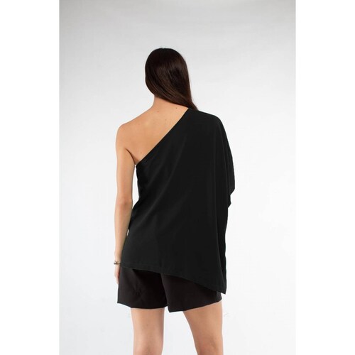 Blusa corte asimétrico de un hombro, AMAD para dama 