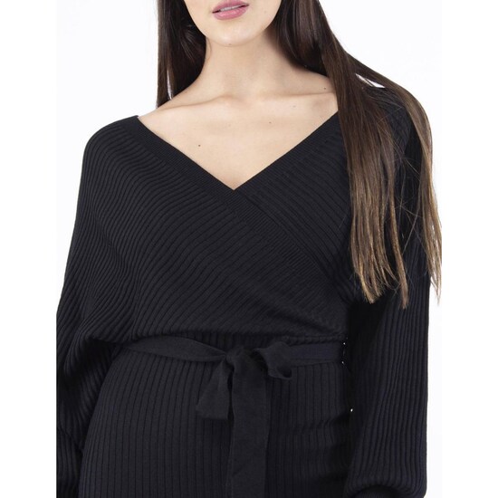 Vestido tejido manga amplia AMAD para mujer Vestido tejido manga amplia AMAD para mujer