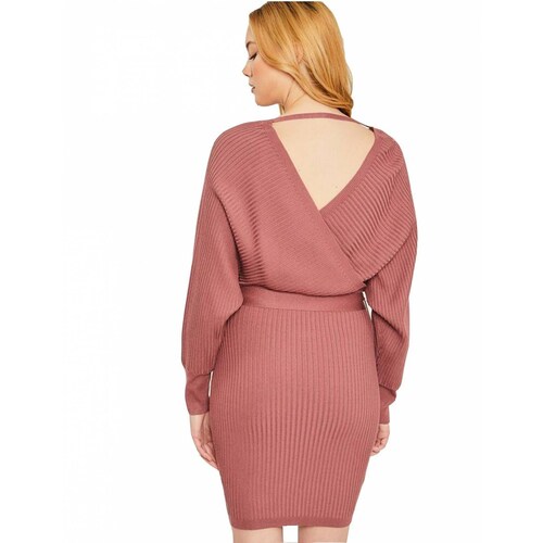 Vestido tejido manga amplia AMAD para mujer 
