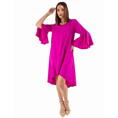 Vestido Niña Mangas Con Volantes - Patrones Gratis 淋