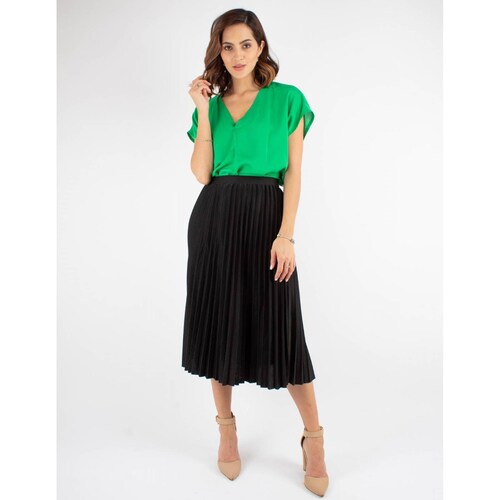Blusa amplia cuello V 
