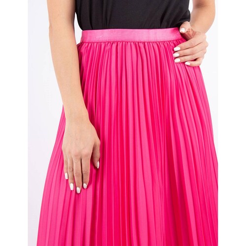 Hot Topic Falda de cadena plisada a cuadros rosa : Ropa,  Zapatos y Joyería