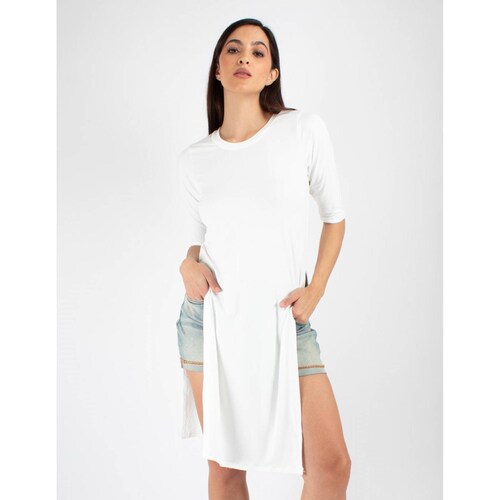 Maxi blusa con aberturas 