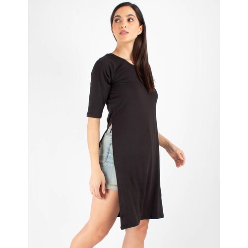 Maxi blusa con aberturas 