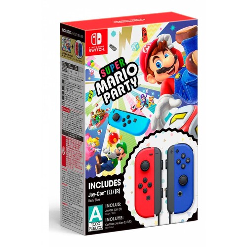 Super Mario Party + Red & Blue Joy-Con Pack