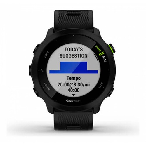 Reloj Smartwatch Deportivo Garmin Forerunner 55 Negro 42mm