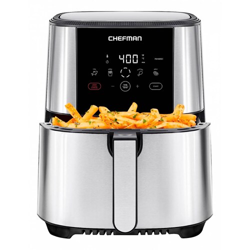 Freidora de Aire Chefman de 5 Lts Turbo Touch RJ38SQSS5T