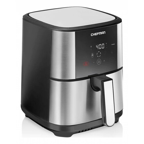 Freidora de Aire Chefman de 5 Lts Turbo Touch RJ38SQSS5T