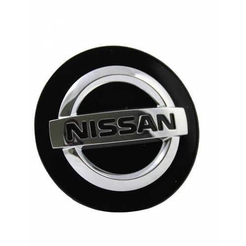 Tapon Central Negro Para Rin Aluminio Original Nissan.
