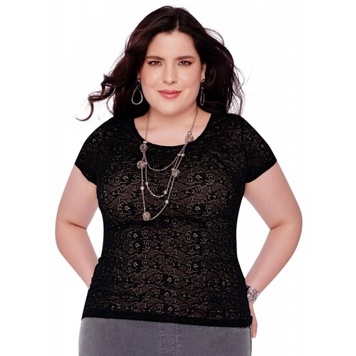 Blusa de encaje Ilusión 43401 