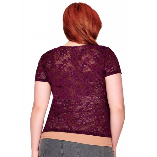 Blusa de encaje Ilusión 43401 