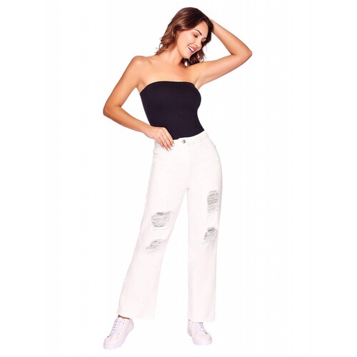 Jeans con desgaste Ilusión 83014 