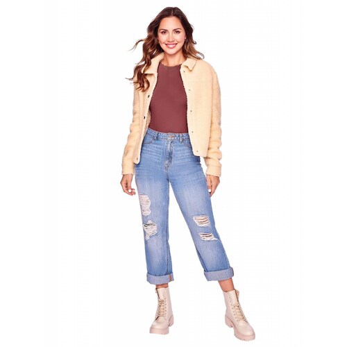 Jeans con desgaste Ilusión 83014 