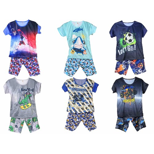 Pijama Tatys Fashion Con Diseños Divertidos Para Niño.