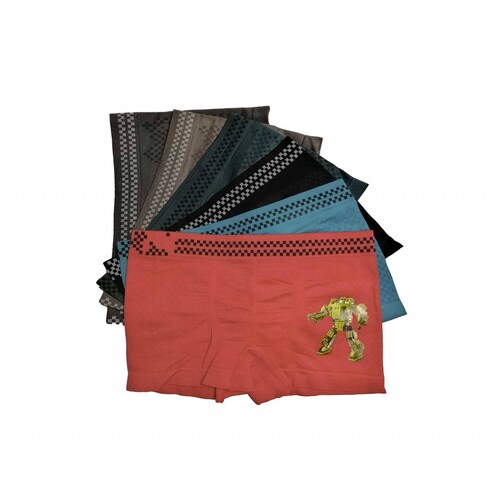 Paquete 6 Bóxers Niño Con Divertidos Diseños Teen Sport Pack Incluye 6 Diferentes Colores