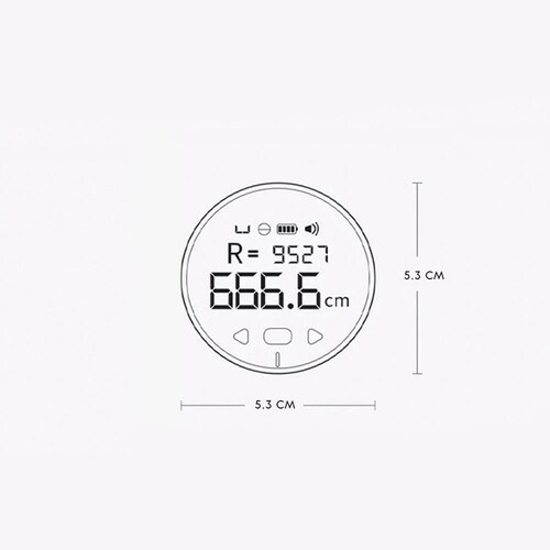 Regla Y Cinta Métrica Digital Electrónica Con Pantalla Lcd 