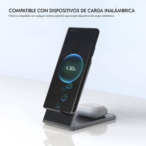 Cargador De Celular 3 en 1 Inalámbrico 15 w 