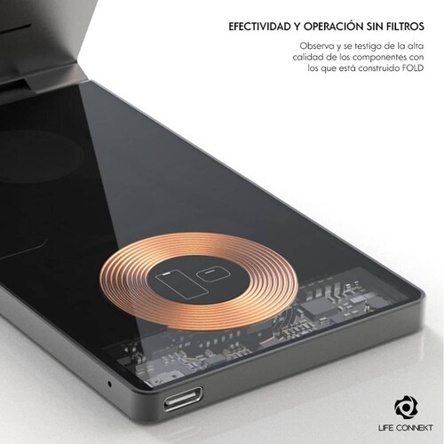Cargador De Celular 3 en 1 Inalámbrico 15 w 