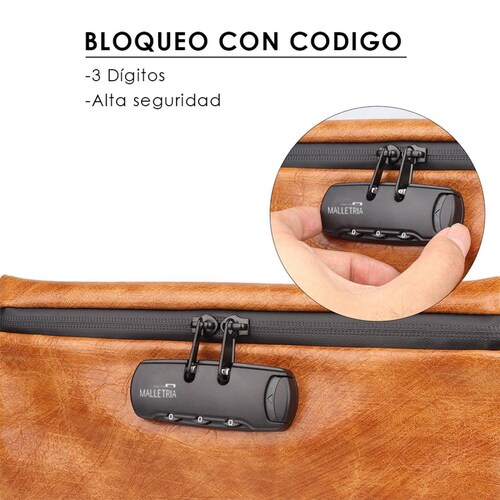 Bolsa A Prueba De Olores Cerradura Con Combinación Marrón