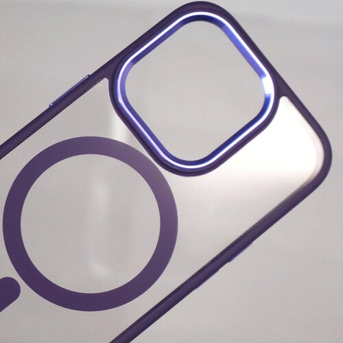 Funda Magnética Life Connekt Para iPhone 11 Pro / 11 Pro Max / 12 Mini / 12 Pro / 12 Pro Max / 13 Pr Morado 14