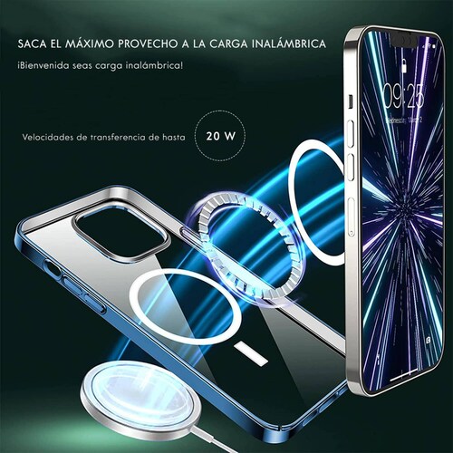 Funda Magnética Life Connekt Para iPhone 11 Pro / 11 Pro Max / 12 Mini / 12 Pro / 12 Pro Max / 13 Pr 14 Pro Azul