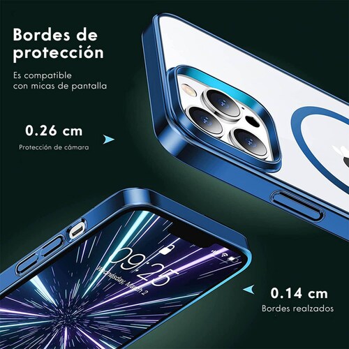 Funda Magnética Life Connekt Para iPhone 11 Pro / 11 Pro Max / 12 Mini / 12 Pro / 12 Pro Max / 13 Pr 14 Pro Azul