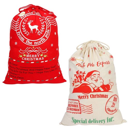 Bolsas de regalo de Navidad con cordón, bolsas de regalo de Navidad reutilizables Vino