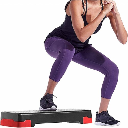 Escalon Aerobic Step ejercicio altura ajustable de 10 a 15 cm de alta ...
