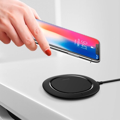 Cargador Inalámbrico con carga rápida, wireless universal, compatible con Samsung y iPhone