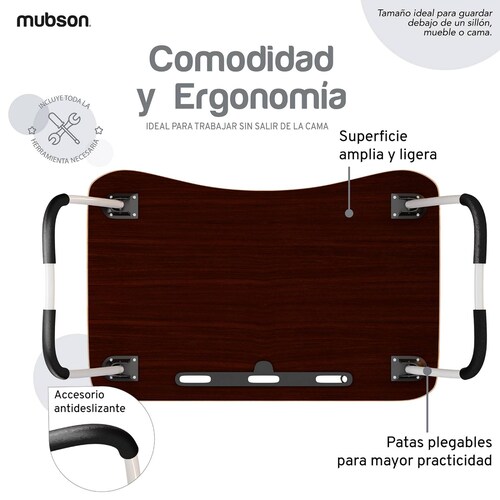 Mubson Mesa para Laptop Mesa para Cama Desayunador Escritorio Cama
