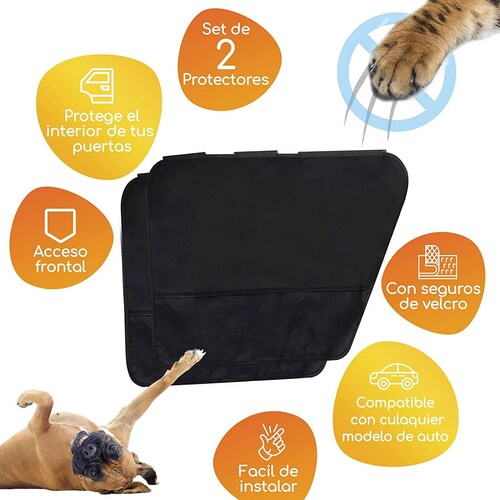 Mascretta Set de 2 Protectores para Puerta de Carro Impermeable