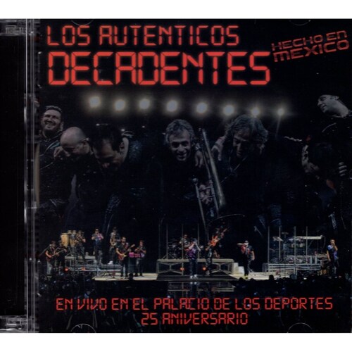 Los Auténticos Decadentes - Hecho En México - Disco Cd + Dvd.